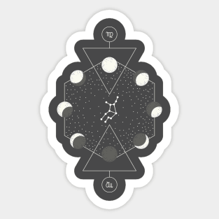 Virgo horoscope sign Sticker